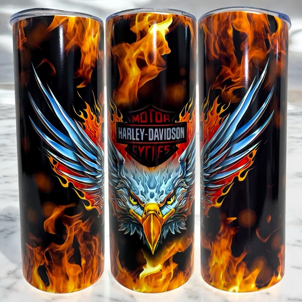 Flaming Eagle 20oz Tumbler